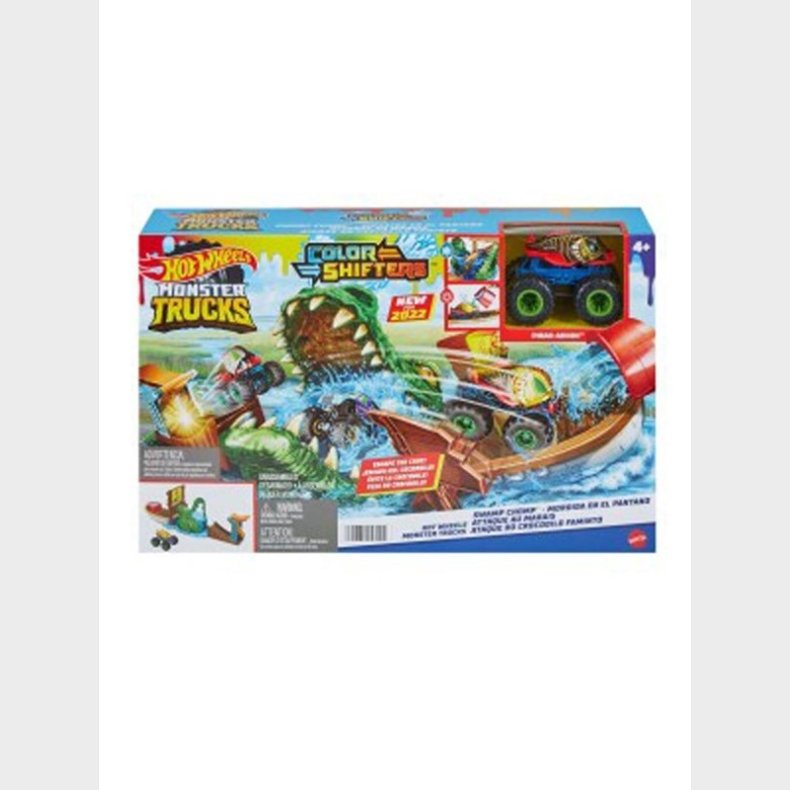 Hot Wheels HW MT Color Shifters Swamp Chomp Playset