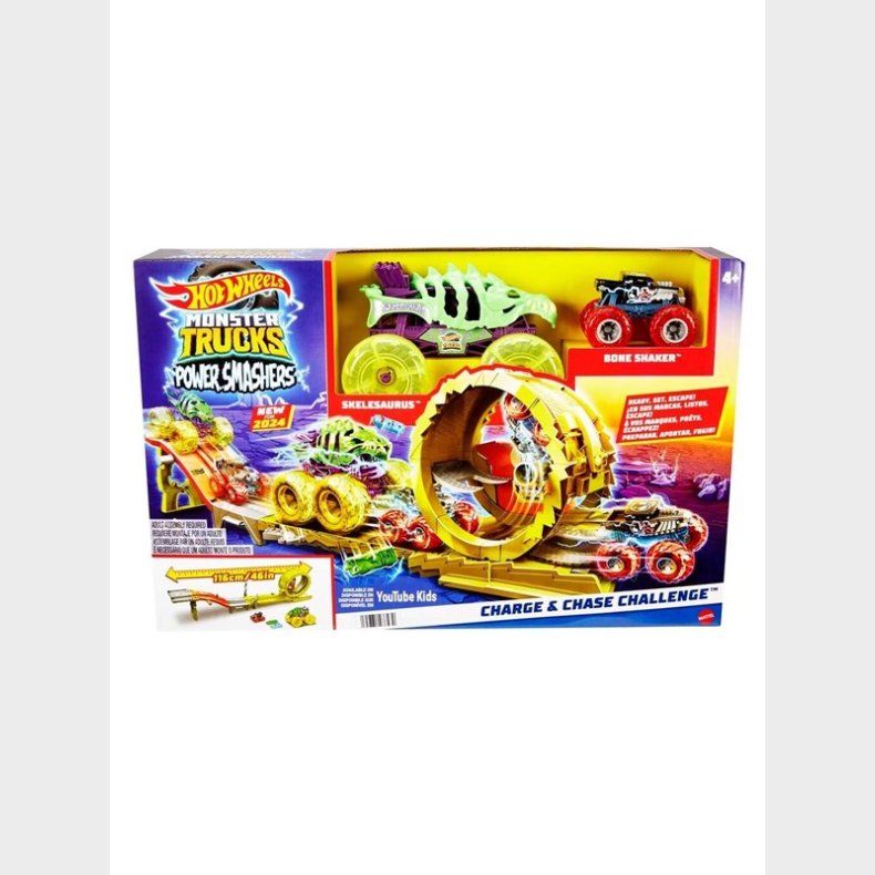 Hot Wheels HW Monster Trucks Charge &amp; Chase Challenge