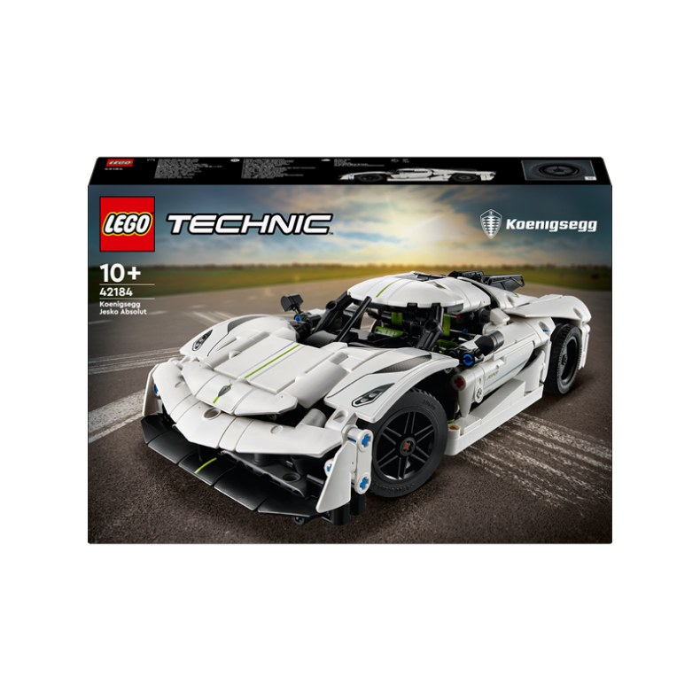 LEGO Technic 42184 Koenigsegg Jesko Absolut-hyperbil - hvid