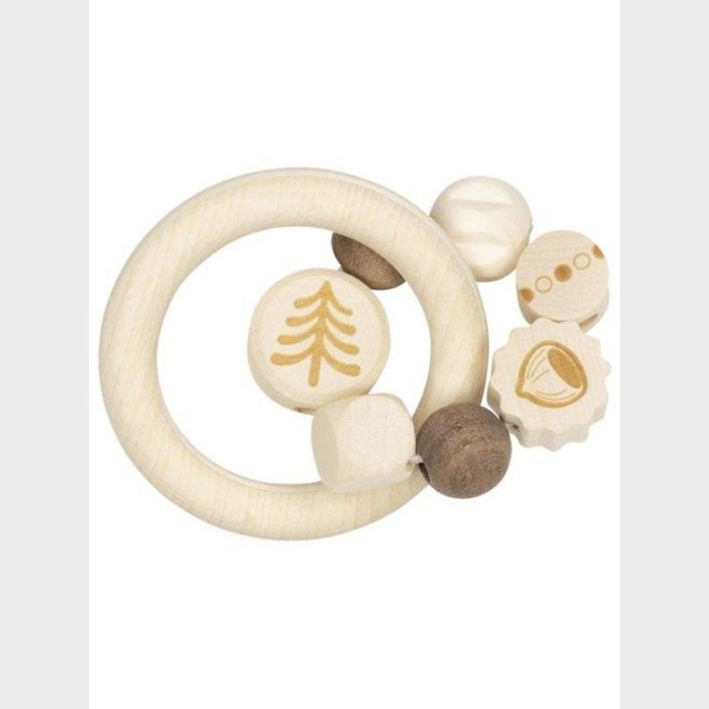 Goki Wooden Gripping Ring Hedgehog