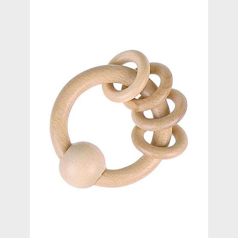 Goki Wooden Gripping Ring with 4 Rings