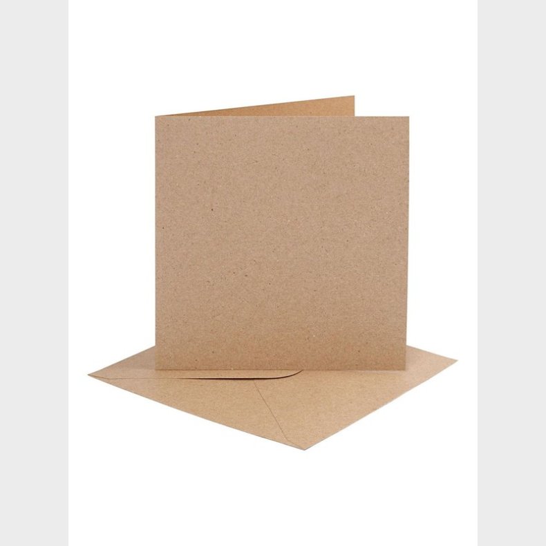 Creativ Company Cards and Envelopes Natural 4 pcs.