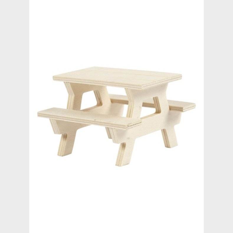 Creativ Company Wooden Mini Picnic Table