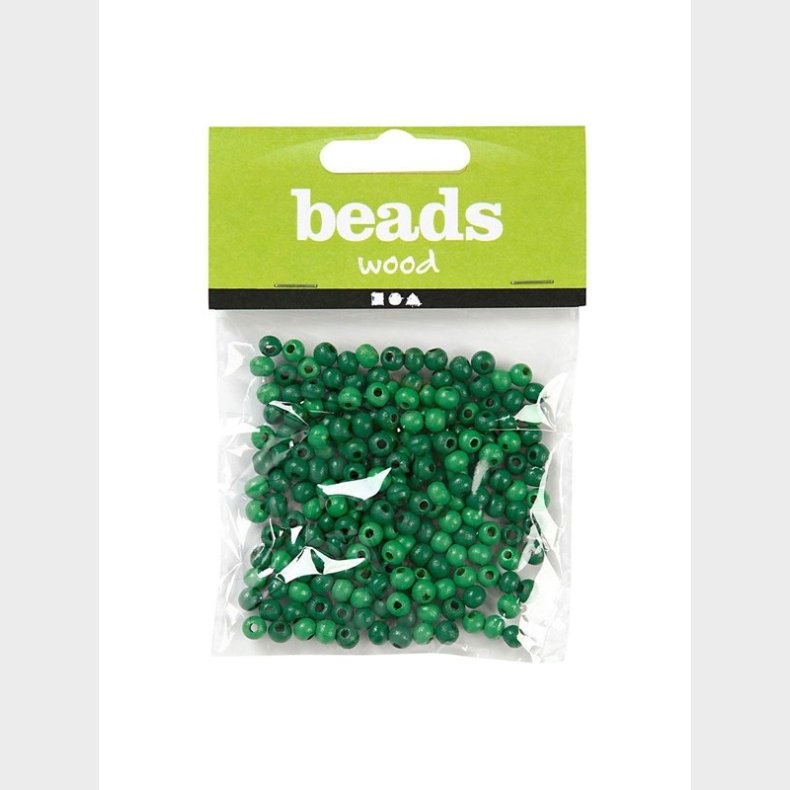 Creativ Company Wooden Beads Green 150pcs.