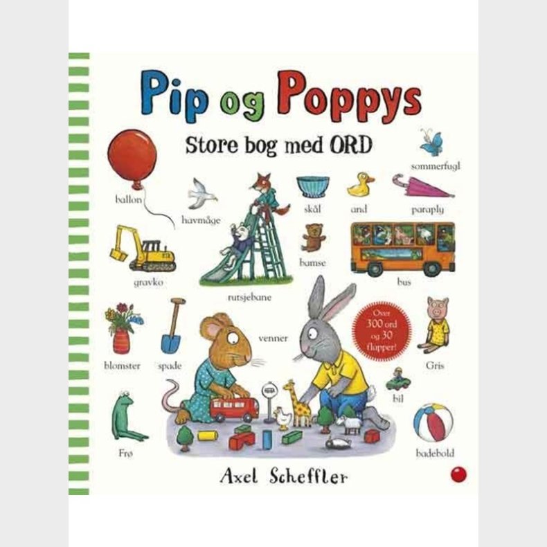 Pip og Poppys store bog med ord - Brnebog - hardcover