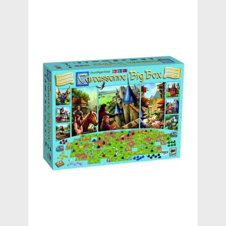 Asmodee Carcassonne - Big Box (Nordic)