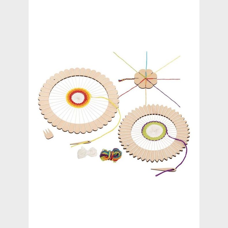 Goki Wooden Loom Round and Plait Boom Craft Set