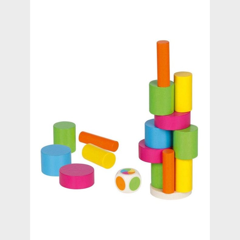 Goki Wooden Balance Game Tower 27 pcs.