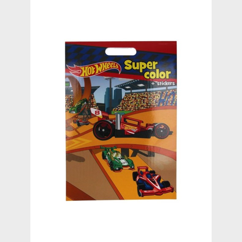 Boek Specials Nederland BV Super Color Coloring Book Hot Wheels