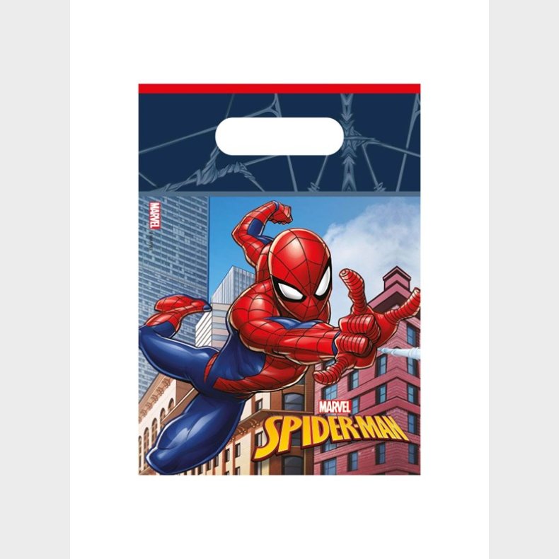 Globos Paper Party Bags Spider-Man Crime Fighter 6 pcs.