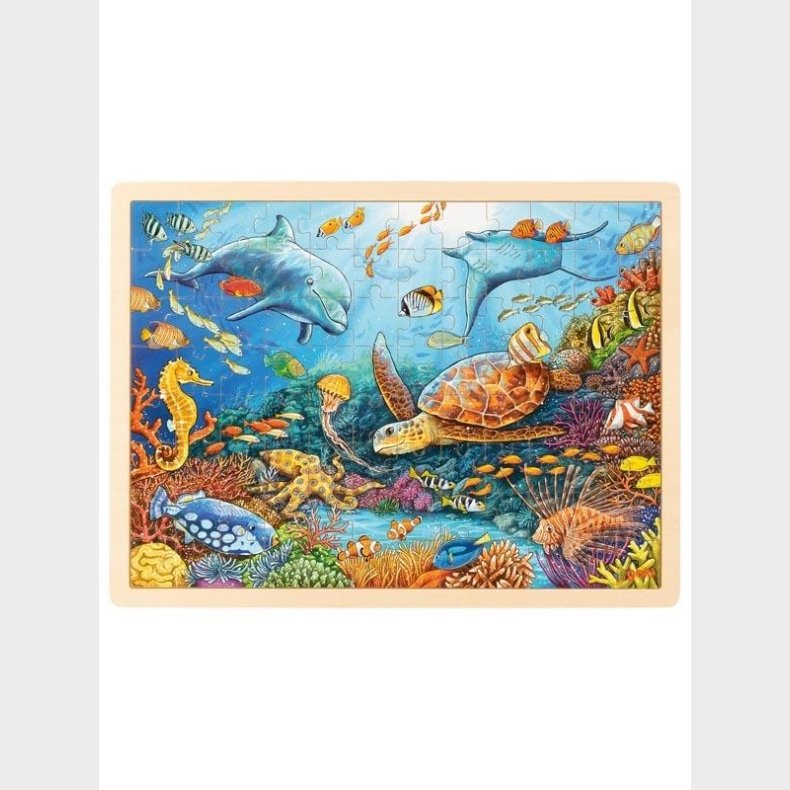 Goki tren Jigsaw Puslespil Great Barrier Reef 96pcs. tr