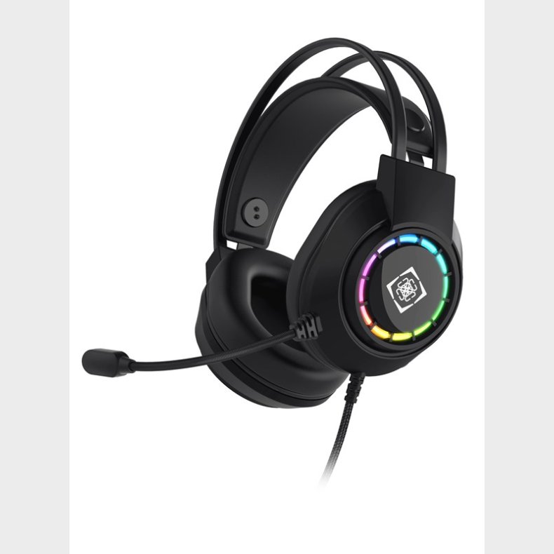 Deltaco DH220 USB Stereo Gaming Headset RGB Black