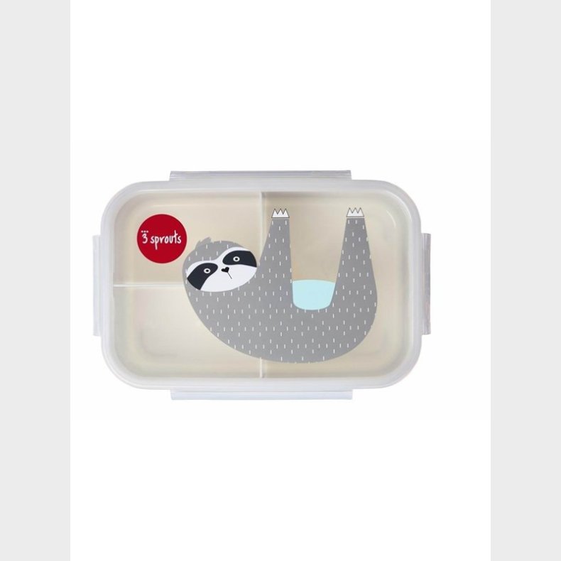 3 Sprouts Bento Box - Gray Sloth