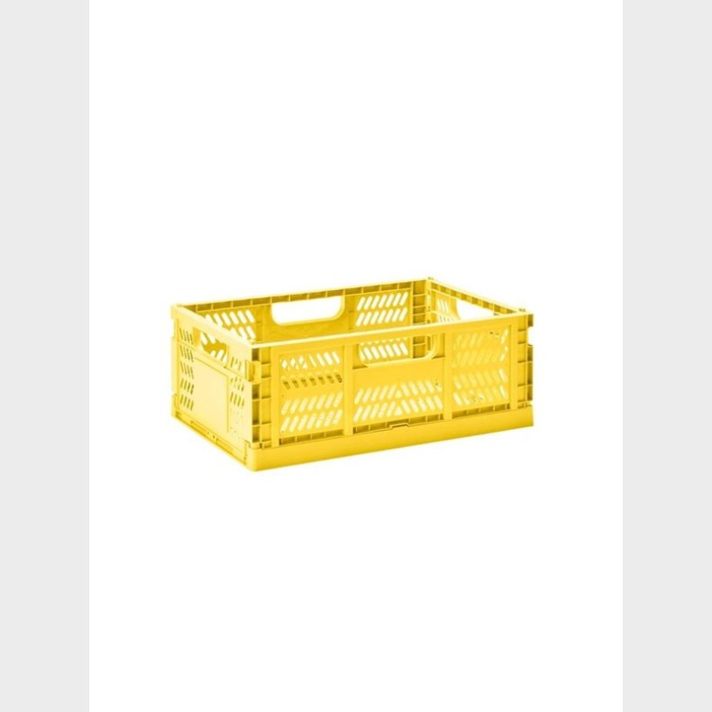 3 Sprouts - Modern Folding Crate Large Yellow