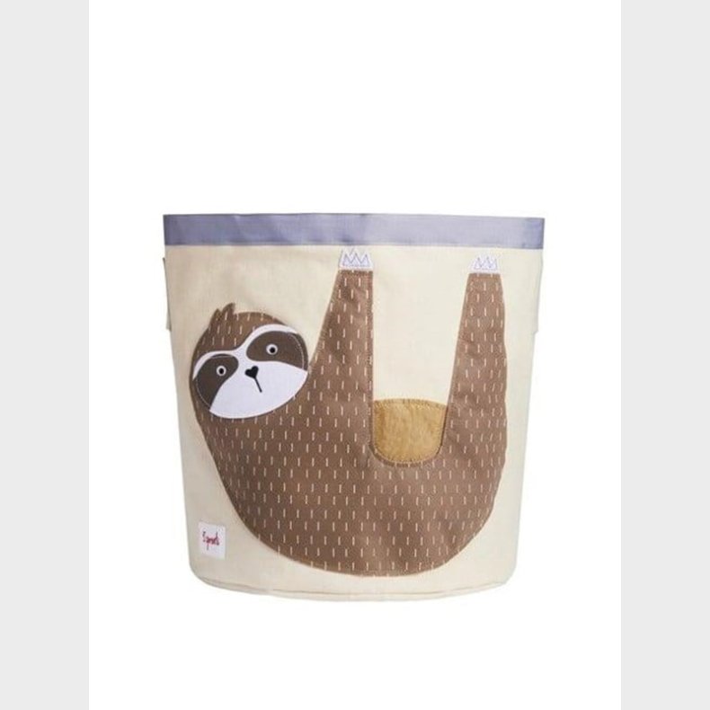 3 Sprouts Storage Bin - Brown Sloth