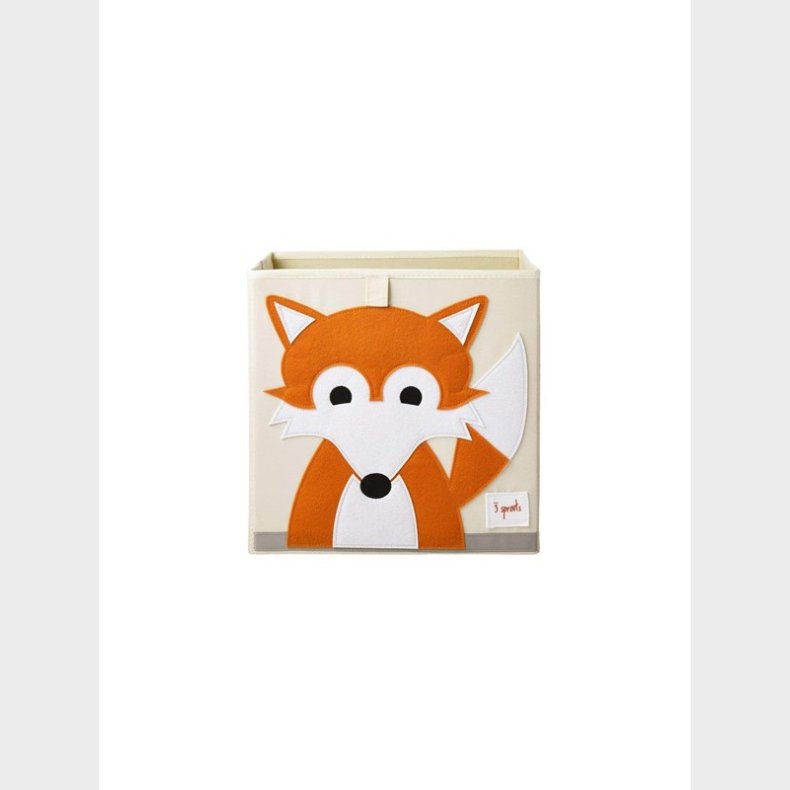 3 Sprouts Storage Box - Orange Fox