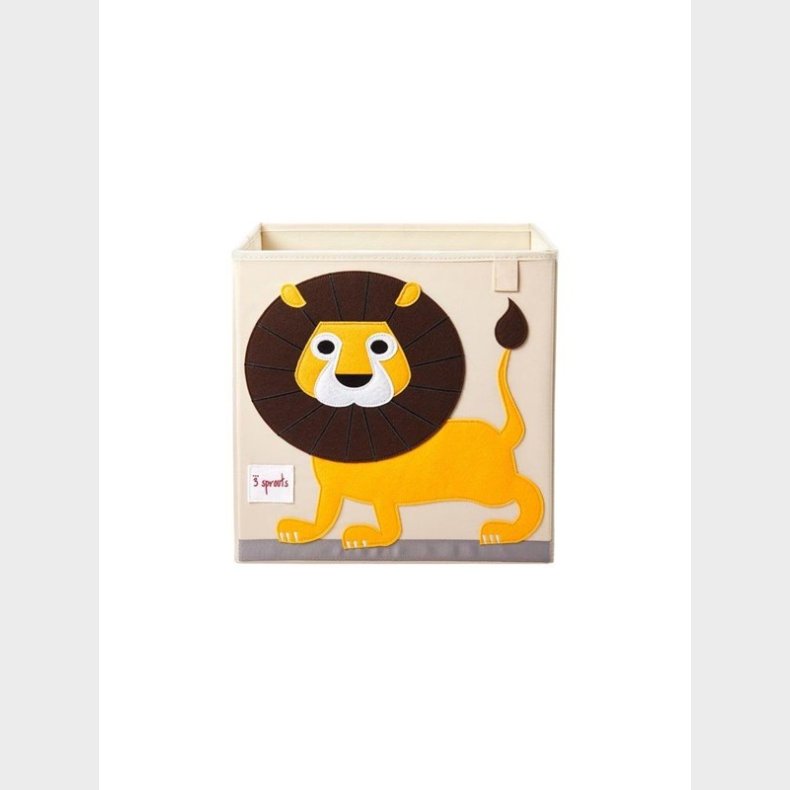 3 Sprouts Storage Box - Yellow Lion