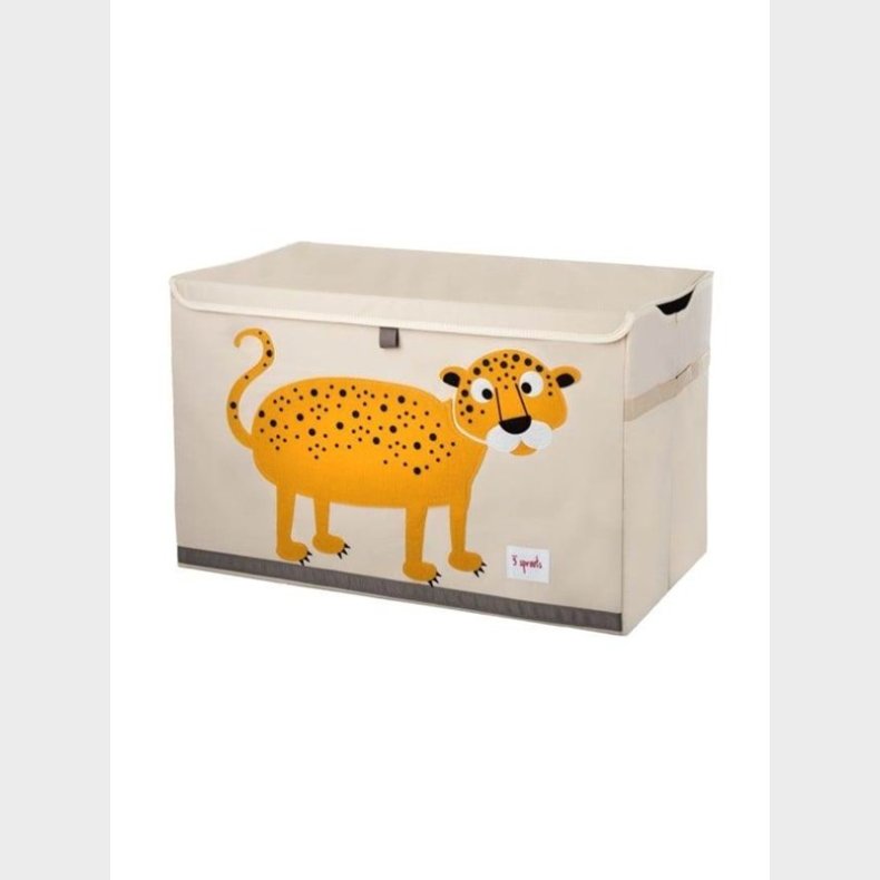 3 Sprouts - Toy Chest - Orange Leopard