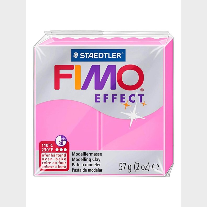 Fimo Effect Modeling Clay Neon Pink 57gr