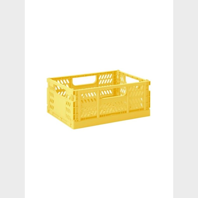 3 Sprouts - Modern Folding Crate Medium Yellow