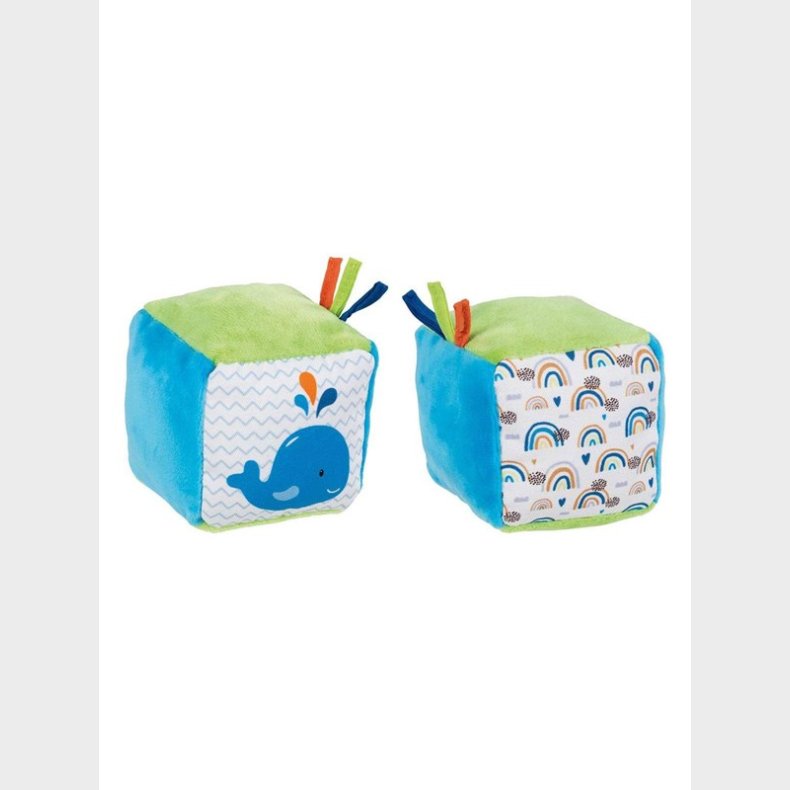 Goki Soft Cube with crinkle foil and Bel Whale