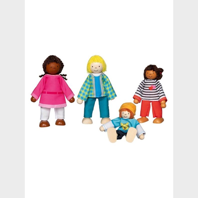 Goki Flexible Dolls Intercultural Family 4pcs.