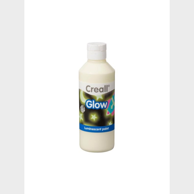 Creall Glow in the Dark Paint Green-Yellow 250ml