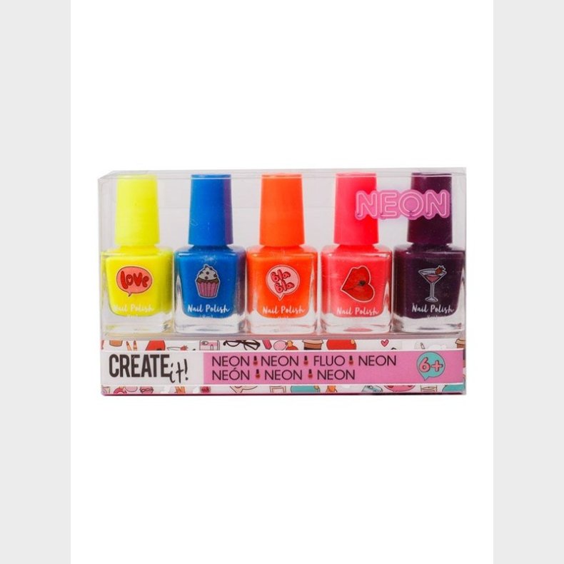 CREATE IT! Beauty Nail Polish Neon 5pcs.