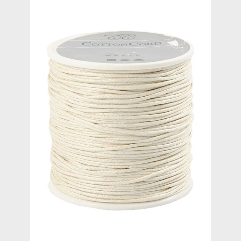 Creativ Company Cotton cord Off-white Thickness 1 mm 40m