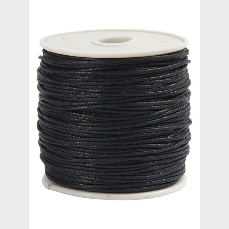 Creativ Company Cotton cord Black Thickness 1mm 40m