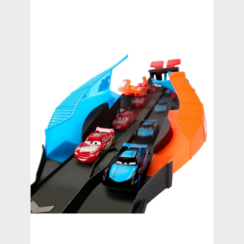 Disney Pixar - Cars Glow Racers Launch &amp; Criss-Cross Glow Race Playset (HPD80)