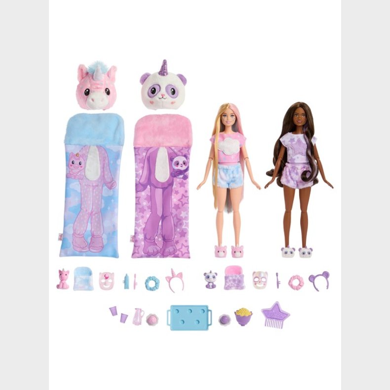 Barbie - Cutie Reveal Slumber Party Gift Set (HRY15)