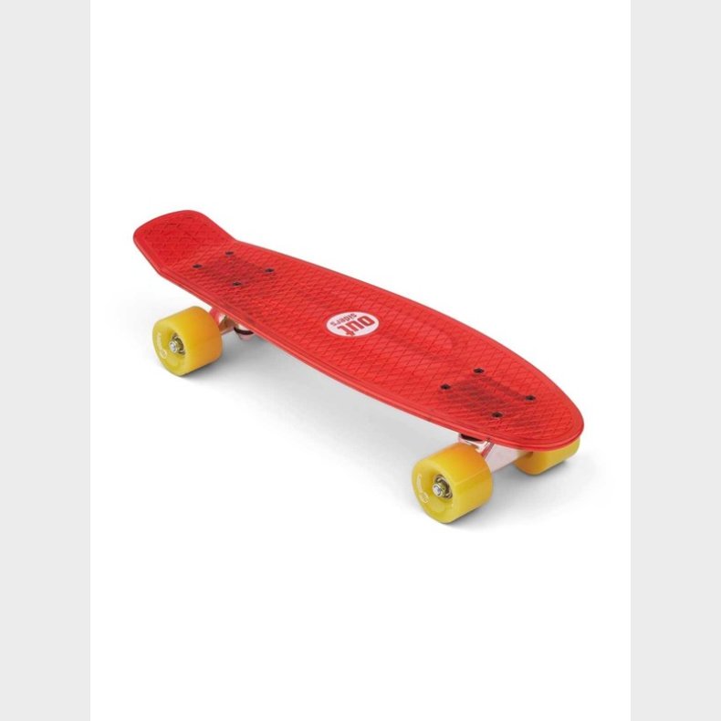 ET Toys Outsiders - Transparent Retro Skateboard Red