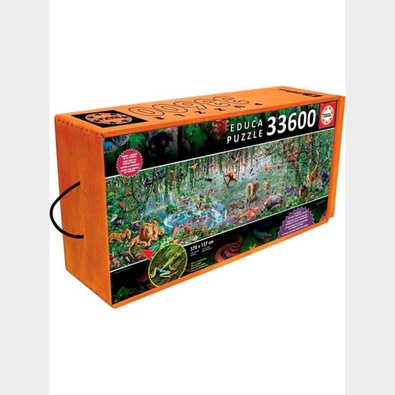 Educa - 33600 Pcs - Wildlife (016066)