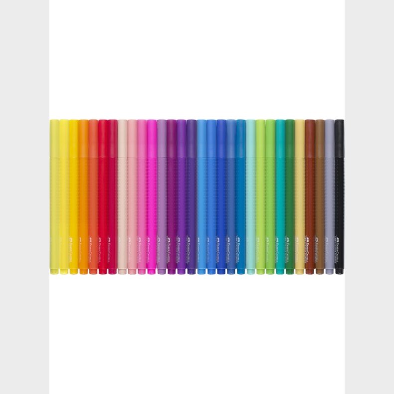 Faber Castell - Fibre-tip markers Grip Color set 30 pcs (155335)