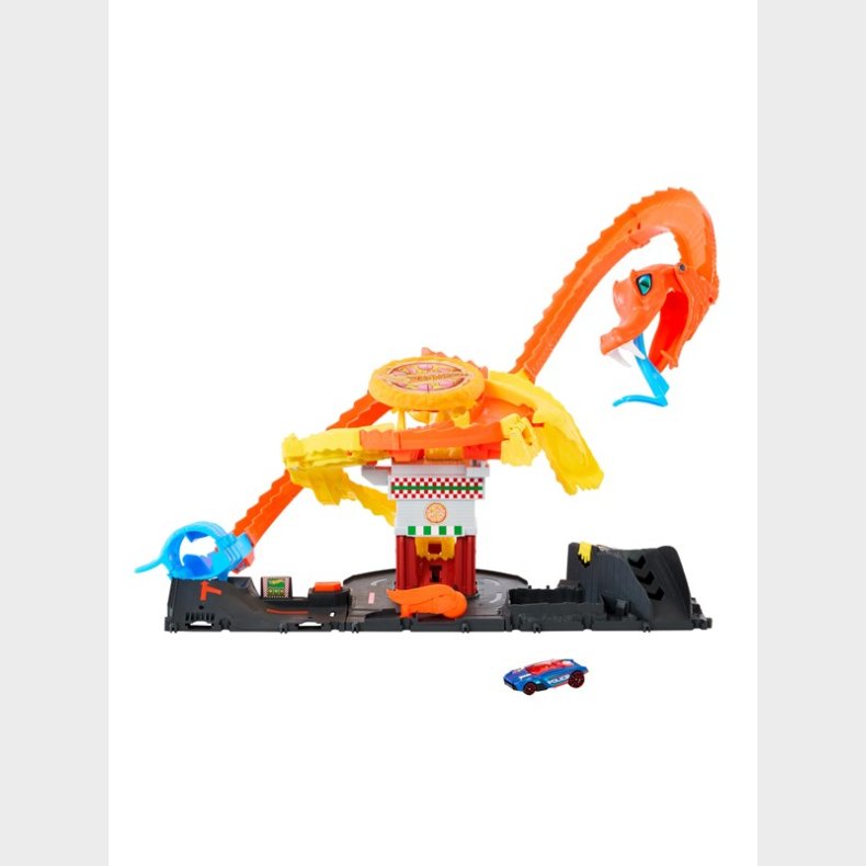 Hot Wheels City Pizza Slam Cobra Attack Playset