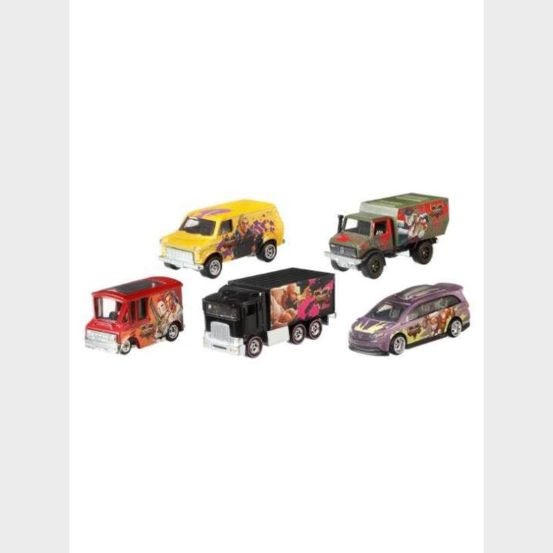 Hot Wheels Premium Pop Culture Set Of 5 Assortment