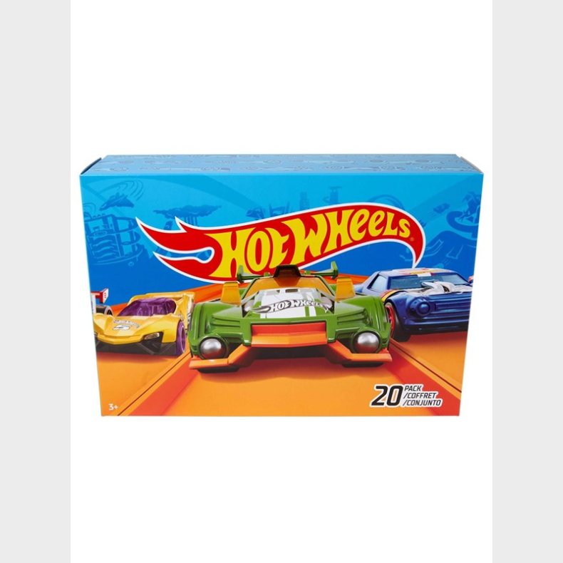 Hot Wheels Set Of 20 1:64 Scale Toy Trucks And Cars