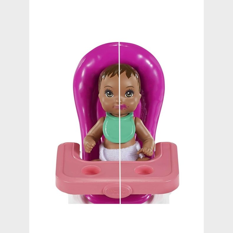 Barbie - Skipper Babysitters Doll and Playset - Feeding Chair 2 (GRP41)