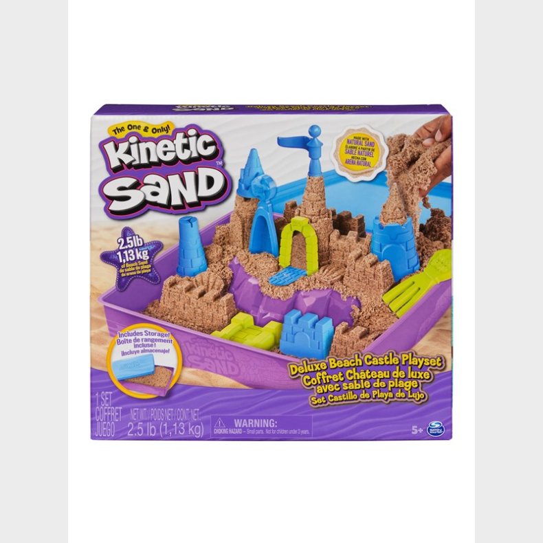 Kinetic Sand Deluxe Beach Castle Playset