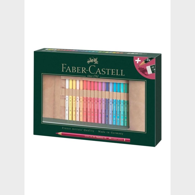 Faber Castell Faber-Castell - Polychromos Colour pencil 30 ct pen. roll (110030)