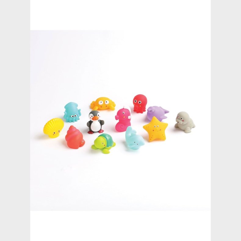 LUDI - Bath animals - 12 pcs - LU2174