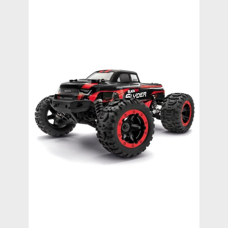 BLACKZON - Slyder MT 1/16 4WD Electric Monster Truck - Red (540098)