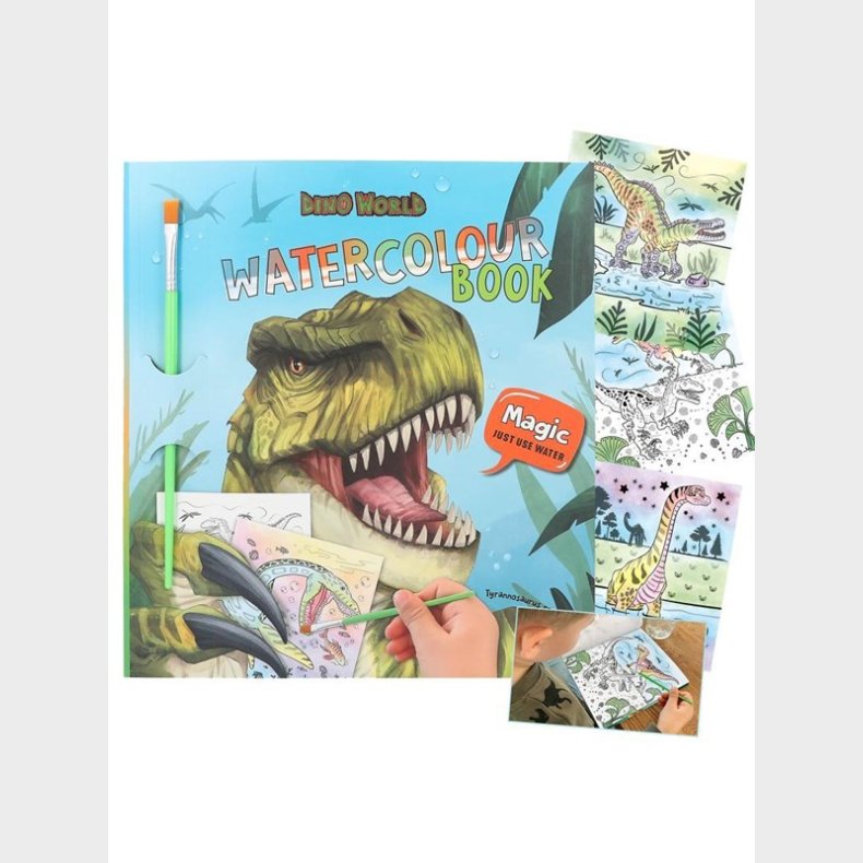 Depesche Dino World - Watercolour Book - 412578