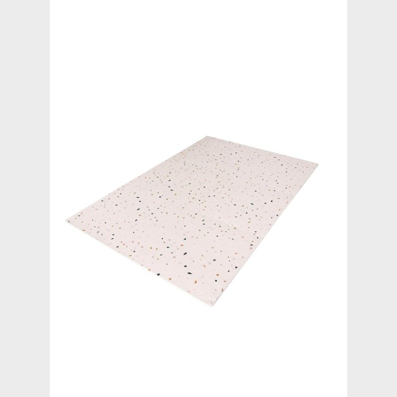 3 Sprouts Gulvmtte i farven Terrazzo / Lys Pink