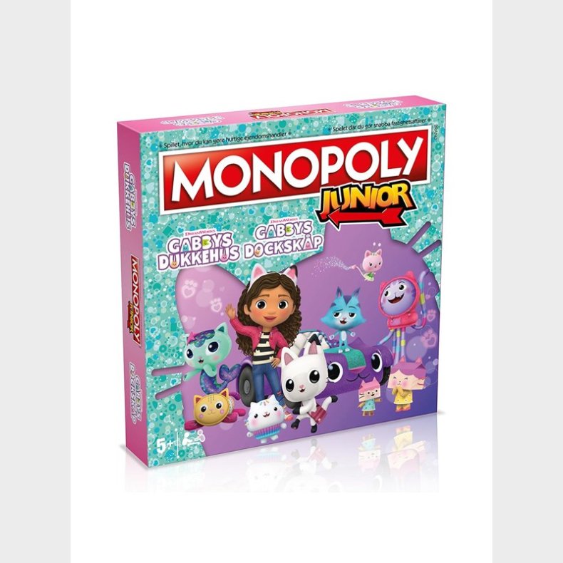 Gabbys Dukkehus Monopoly Junior (DA/SE)