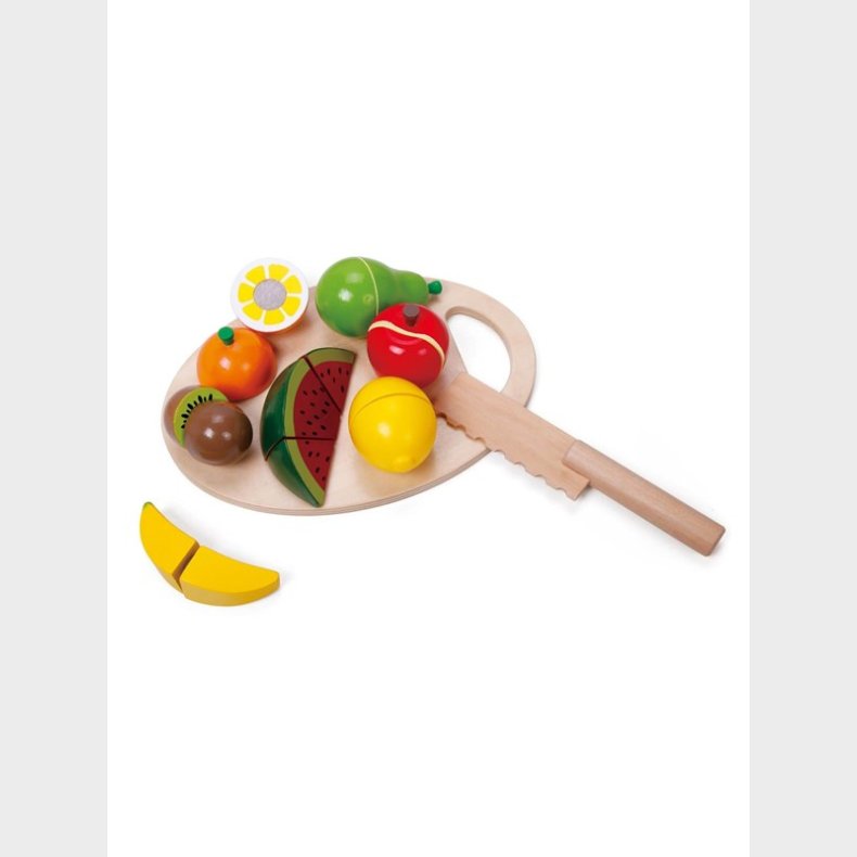 Classic World Wooden Cutting Fruit with Cutting Board 17 pcs.