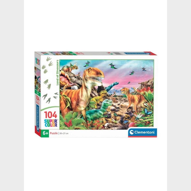 Clementoni Jigsaw Puslespil Super Color Trolls 3 104pcs. gulv