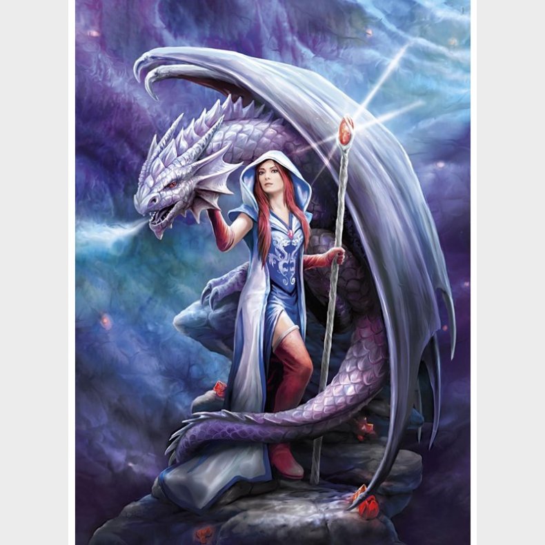 Clementoni Jigsaw Puzzle Anne Stokes Dragon Mage 1000pcs. Floor