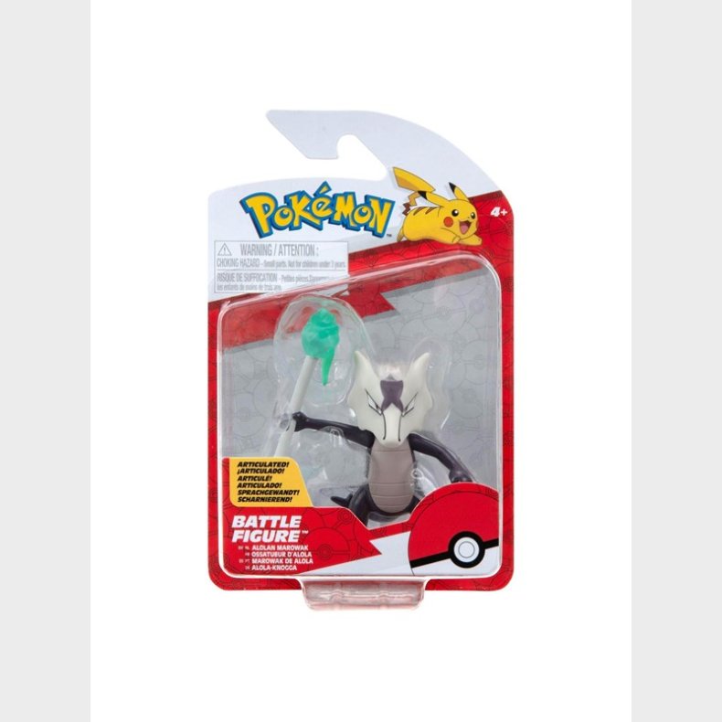 Pokemon Alolan Marowak Battle Figure